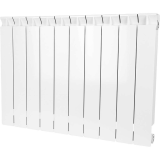 Радиатор биметаллический SRB-0110-050010 STOUT STYLE 500 10 секций боковое подключение (белый RAL 9010) — 