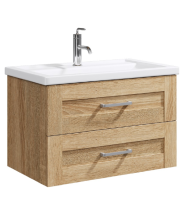 Тумба с раковиной Aqwella Foster 80 подвесная — 