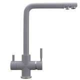 Смеситель для кухонной мойки Ulgran Quartz UQ-016 бетон — 