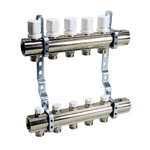 Распределительный коллектор LUXOR CD 468/12 —  Коллекторы регулируемые (2 шт.) с трубной резьбой к соединениям типа ТР 98, ТР 99 (без доп. комплектации) 