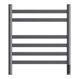 Полотенцесушитель электрический Point Селена PN16856GR П6 500x600, диммер справа, графит премиум &mdash; 