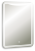 Зеркало AZARIO Мали 550х800 c подсветкой и диммером, сенсорный выключатель (LED-00002534)