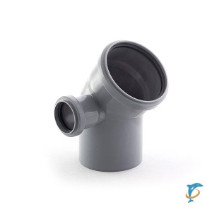 Отвод канализационная Ф110-50- 45* левый  (18066
)