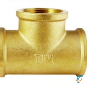 Тройник TIM 1''-3/4-1'' г/г/г (латунь)  (TF434)