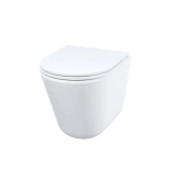 Унитаз подвесной Iddis Ray RAYRDSEi25, безободковый, смыв торнадо, крышка микролифт, белый &mdash; Смеситель для душа, 37164X4, Vico, комплектный