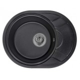 Мойка для кухни Granula 5802, ЧЁРНЫЙ, гранит &mdash; 