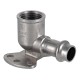 Пресс-водорозетка из нержавеющей стали VALTEC 12 мм х 1/2"  (VTi.954.I.001204)
