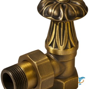 RS 217A Вентиль RETROstyle латунный 1/2 угловой верхний  (v 671 1/2)