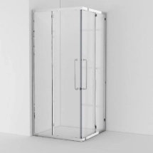 Душевой уголок Cezares RELAX-304-A-2-100-C-CR 100 х 100 см, стекло прозрачное, профиль хром &mdash; 