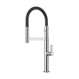 Смеситель OMOIKIRI Osaka-C-BL  хром/черный — 