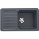 Односекционная реверсивная мойка ULGRAN U-506 антрацит — 