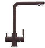 Смеситель для кухонной мойки Ulgran Quartz UQ-016 трюфель — 