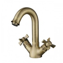 Смеситель для раковины Бронза Kaiser Cross 41011-1 — 