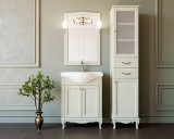 Комплект ValenHouse Эллина 65 слоновая кость с пеналом, фурнитура хром — 