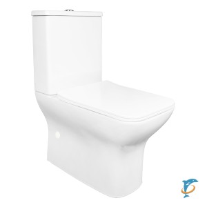 Унитаз-компакт Azario Fresco 360х620х800 безободковый, с быстросъемным сиденьем микролифт (AZ-8302)  (AZ-8302)