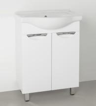 Тумба с раковиной Style Line Жасмин 60 — Тумба с раковиной Style Line Жасмин 60 ЛС-00000034 + 1.WH11.0.268