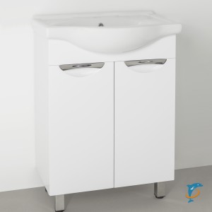 Тумба с раковиной Style Line Жасмин 60 (ЛС-00000034+ЛС-00000157)