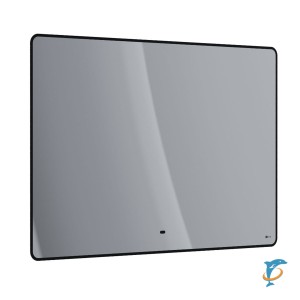 Зеркало Lemark MIOBLACK 120х80см с интерьерной подсветкой, с подогревом  (LM120ZM-black)
