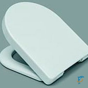 Крышка-сиденье для унитаза Банока с микролифтом белая  (Банока 532430)