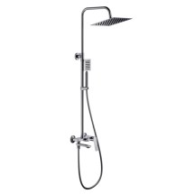 Душевая система HAIBA HB24533-3 тропический душ, латунь, оружейная сталь — 