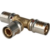 Stout Тройник равнопроходный 20х20х20 для металлопластиковых труб прессовой &mdash; 