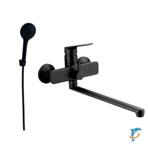 Смеситель для ванны ZOLLEN LAR LA62616441 чёрный  (LA62616441)