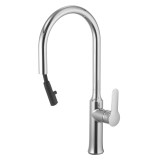 Смеситель для кухни Azario, выдвижной излив, керамический картридж, хром (AZ-HU245913) — 