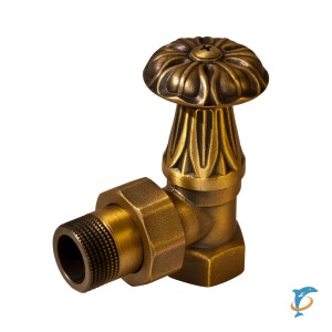 RS 217 A Вентиль RETROstyle латунный 3/4 угловой верхний  (v 671  3/4)