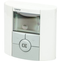 Термостат комнатный электронный с ЖК-дисплеем Watts серии BTDP (90.18.475)  — 