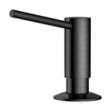 Дозатор для моющего средства OM-02-PVD-GM латунь/вороненая сталь &mdash; 