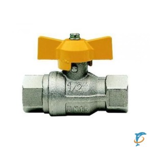 Полнопроходной шаровый кран 3/4 ITAP 072 (бабочка) муфтовый для газа (26081T)