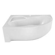 Акриловая ванна RELISAN Adara L 170x100 — отдельно стоящая, акрил, нестандартная форма, угловая конструкция, объем 210 л, габариты: 160х105х44 см