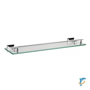 Полка AZARIO ALTRE стеклянная, хром (AZ96003)  (AZ96003)