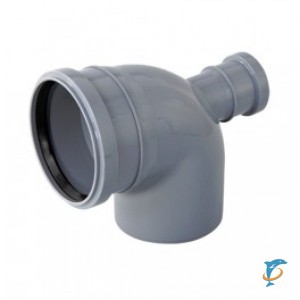 Отвод канализационная Ф110-50-90* верхний задний  (18069
)