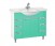 Мебель для ванной Misty Жасмин 105 с 6-ю ящиками салатовая эмаль с зеркало со шкафом