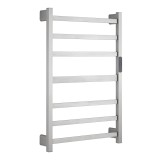 Полотенцесушитель электрический RAGLO R350.07.05 настенный сенсорный с терморегулятором, сатин &mdash; Полотенцесушитель водяной «Грета» [1/2"] 500/1060 Terminus 14 перекладин