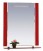 Мебель для ванной Misty Гранд Lux 60 с 2-мя ящиками бордовая Croco с зеркалом