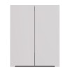 Шкаф Lemark BUNO 60см подвесной, 2-х дверный, цвет корпуса, фасада: Белый глянец — 