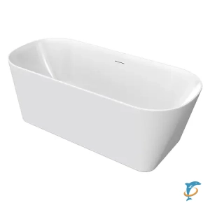 Ванна акриловая Azario Crisp 1500x750x600 отдельностоящая, в комплекте с сифоном и металлической рамой (AZ-8692-1.5)  (AZ-8692-1.5)