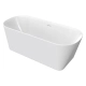 Ванна акриловая Azario Crisp 1500x750x600 отдельностоящая, в комплекте с сифоном и металлической рамой (AZ-8692-1.5)  (AZ-8692-1.5)