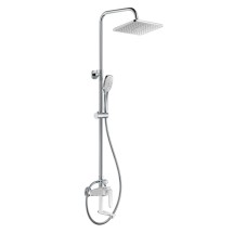 Душевая система HAIBA HB24548-8 тропический душ, латунь, белый/хром — 