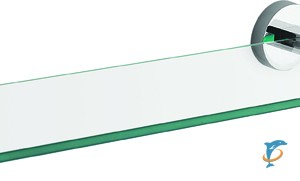 Полка AZARIO NESSY стеклянная 52 см AZ-73103 хром (AZ-73103)