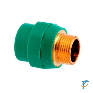 Полипропиленовая муфта с наружной резьбой Baenninger 20 мм х Rp 1/2" PP-R G8243g (5R11067311)