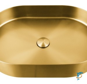 Раковина AltroBagno Eterno 001025 OrSp из нержавеющей стали  (001025 OrSp)