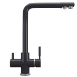 Смеситель для кухонной мойки Ulgran Quartz UQ-016 космос — 