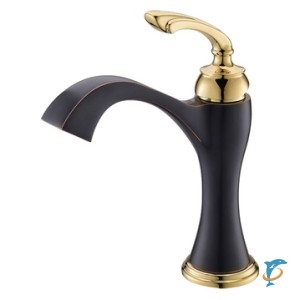 Смеситель Timo Unari 7501/04F Черный антик / Золото  (7501/04F black antique-gold)