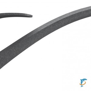 Смеситель для кухонной мойки Ulgran U-003 графитовый  (U-003-342)