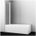 Шторка для ванны распашная Azario Merrit 110х140 цвет профиля серебро (AZ-NF6221 1100)