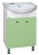 Тумба для комплекта Misty Уют 50 прямая салатовая