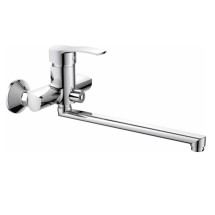 Смеситель для ванны HAIBA HB2270 длинный излив, латунь, хром — 